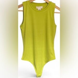 HOUSE OF HARLOW BODYSUIT LIME GREEN SIZE SMALL NWT